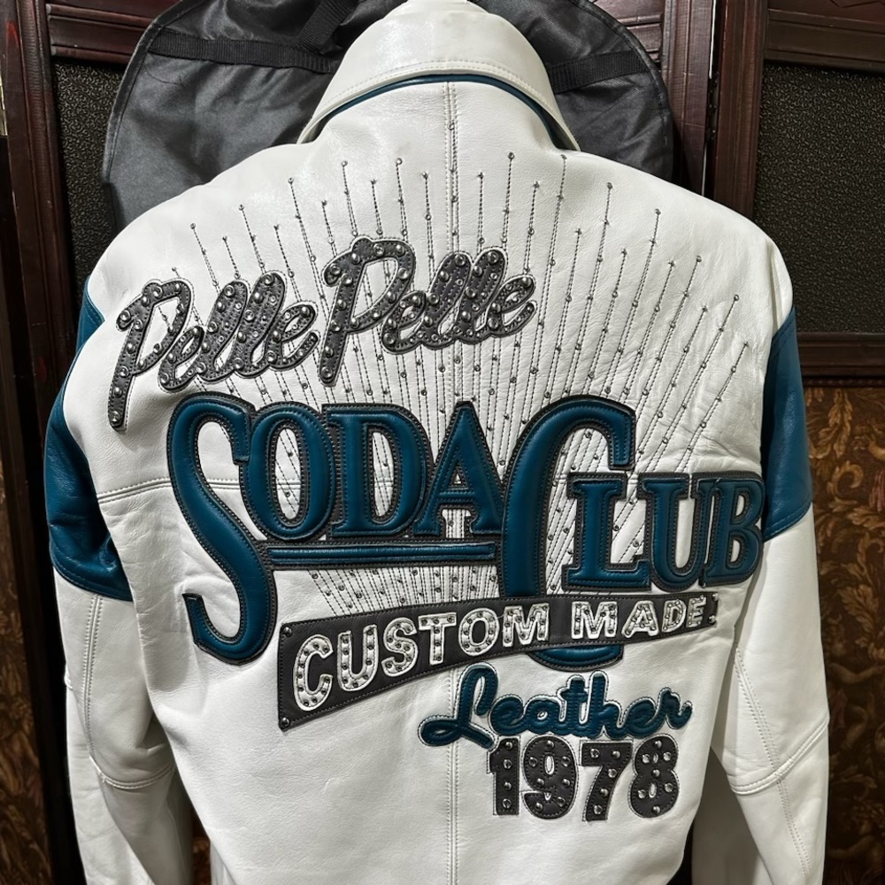 pelle pelle (( Soda Club ))  Custom Made Leather 1978 Leather Jacket